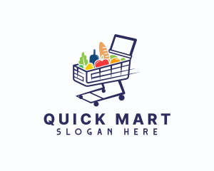 Grocery Mart Cart logo