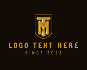 Golden Shield Gamer Letter TM logo