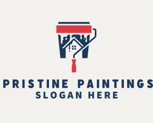 Home Painting Renovation  logo design