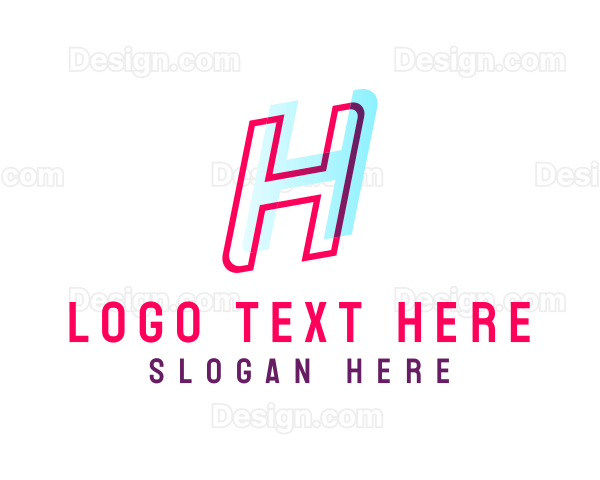 Creative Design Business Letter H Logo