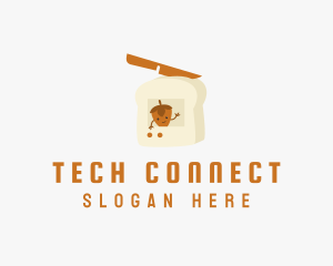 Loaf Sandwich Bread Logo