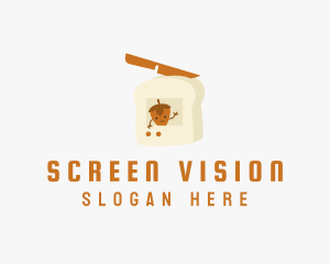 Loaf Sandwich Bread logo design