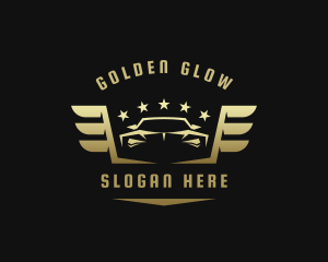 Golden Car Wings logo