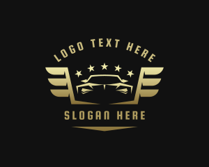 Golden - Golden Car Wings logo design