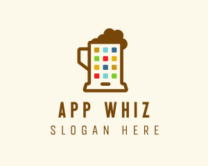 Beer Phone App  logo design