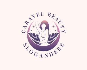 Natural Woman Beauty logo design