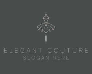 Dress Fashion Mannequin  logo design