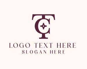 Fashion Letter TC Monogram logo