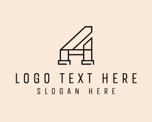 Contractor Business Letter A Logo