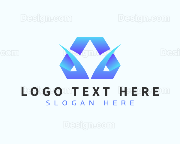 Modern Business Letter A Logo