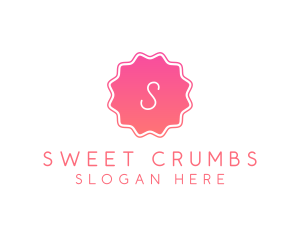 Dainty Gradient Stamp logo design