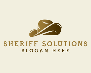 Western Sheriff Hat logo design