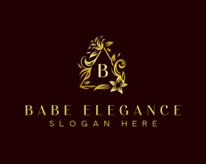 Elegant Floral Boutique logo design