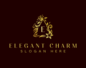 Elegant Floral Boutique logo design