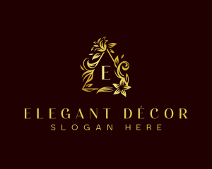 Elegant Floral Boutique logo design