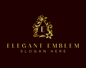 Elegant Floral Boutique logo design