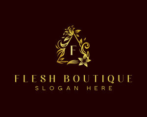 Elegant Floral Boutique logo design