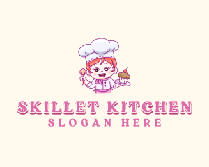 Pastry Chef Baker logo design