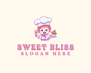 Pastry Chef Baker logo design