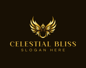 Wings Angelic Luxury logo design