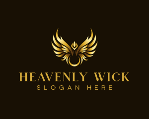 Wings Angelic Luxury logo design