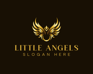 Wings Angelic Luxury logo design