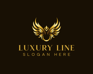 Wings Angelic Luxury logo design