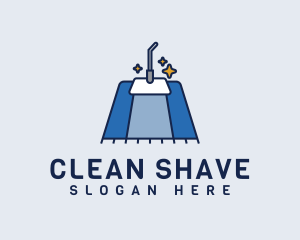 Clean Carpet Vacuum logo design