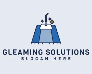 Clean Carpet Vacuum logo design