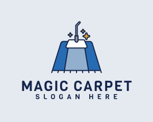 Clean Carpet Vacuum logo design