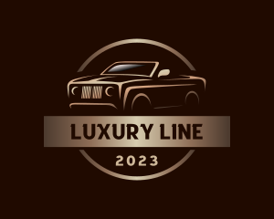 Retro Luxury Car logo design