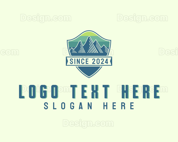 Mountain Summit Hiking Logo