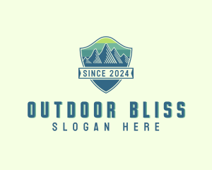 Mountain Summit Hiking logo design