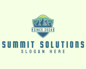 Mountain Summit Hiking logo design