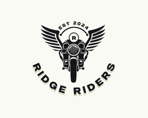 Motorcycle Rider Racing logo design