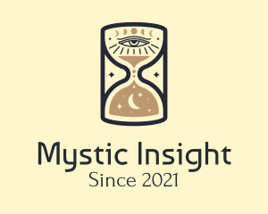 Cosmic Eye Hourglass logo
