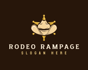 Cowboy Sheriff Hat logo design