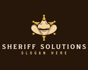 Cowboy Sheriff Hat logo