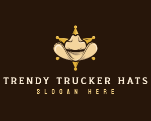 Cowboy Sheriff Hat logo design