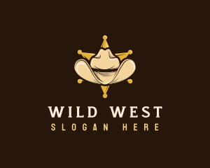 Cowboy Sheriff Hat logo