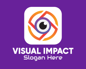 Surveillance Eye App logo design