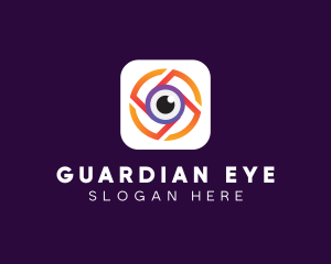 Surveillance Eye App logo design