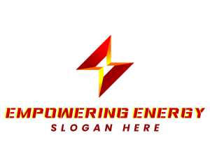 Lightning Electrical Power logo design