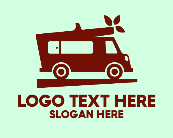 Van For Hire logo example 2