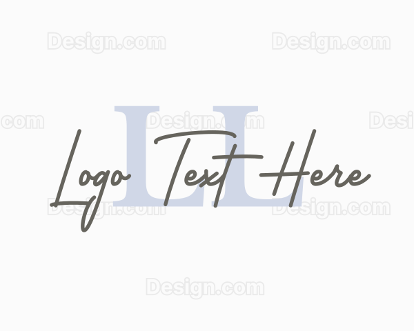 Elegant Minimalist Brand Logo