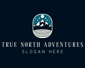 Outdoor Mountain Hiking  logo design