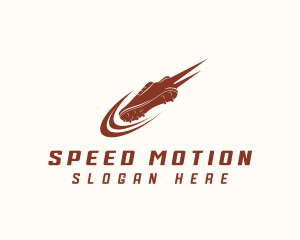 Athlete Shoes Sprint  logo design