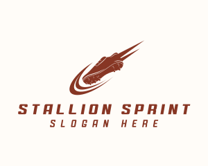 Athlete Shoes Sprint  logo design