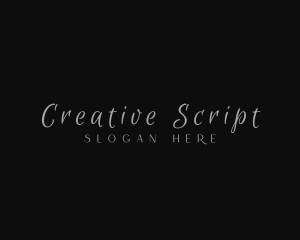 Elegant Script Business logo design