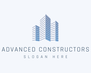 Gradient Realty Building logo design